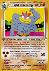 Light Machamp - 25/105 - Rare - 1st Edition