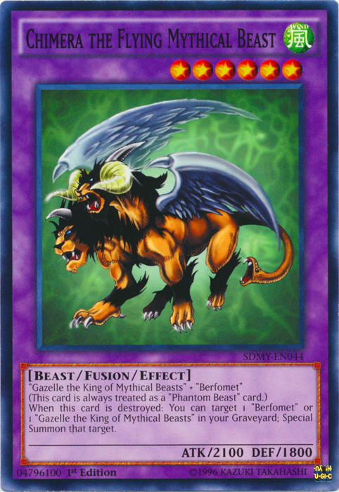 Chimera the Flying Mythical Beast - SDMY-EN044 - Common - 1st Edition