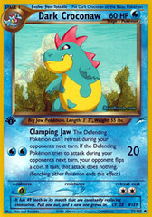 Dark Croconaw - 32/105 - WotC era Neo Destiny Uncommon - 1st Edition