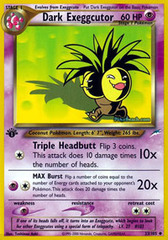 Dark Exeggutor - 33/105 - WotC era Neo Destiny Uncommon - 1st Edition