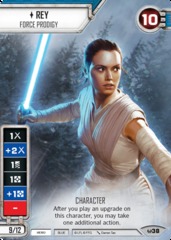 Rey - Force Prodigy (Full Art) (Sold with matching Die)