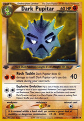 Dark Pupitar - 38/105 - WotC era Neo Destiny Uncommon - 1st Edition