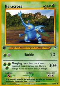 Heracross - 41/105 - Uncommon - 1st Edition