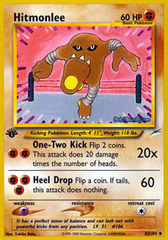 Hitmonlee - 42/105 - WotC era Neo Destiny Uncommon - 1st Edition