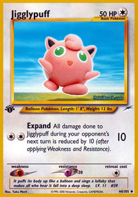 Jigglypuff - 44/105 - Uncommon - 1st Edition