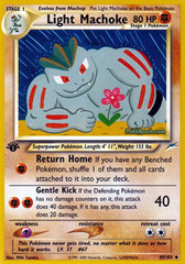 Light Machoke - 49/105 - Uncommon - 1st Edition