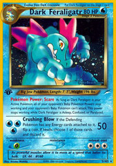 Dark Feraligatr - 5/105 - Holo Rare - 1st Edition