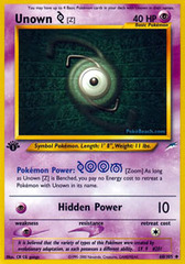 Unown [Z] - 60/105 - Uncommon - 1st Edition