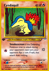 Cyndaquil - 61/105 - WotC era Neo Destiny Common - 1st Edition