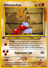 Hitmonchan - 69/105 - WotC era Neo Destiny Common - 1st Edition