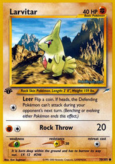 Larvitar - 70/105 - WotC era Neo Destiny Common - 1st Edition