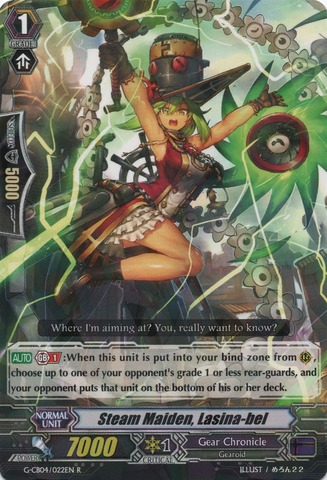 Steam Maiden, Lasina-bel - G-CB04/022EN - R