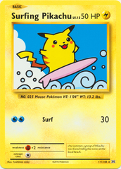 Surfing Pikachu - 111/108 - Secret Rare (Non Holo)