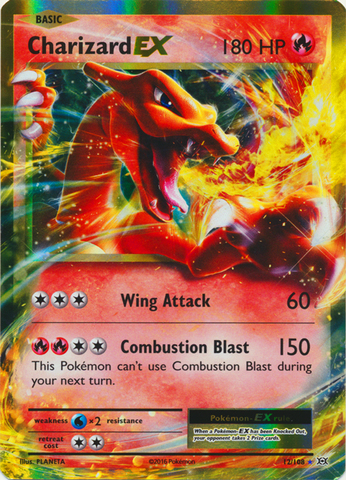 Charizard-EX - 12/108 - Holo Rare ex