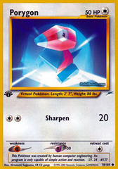 Porygon - 78/105 - Common - 1st Edition