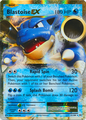 Blastoise EX - 21/108 - Holo Rare ex