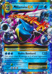 Mega-Blastoise-EX - 22/108 - Holo Rare EX