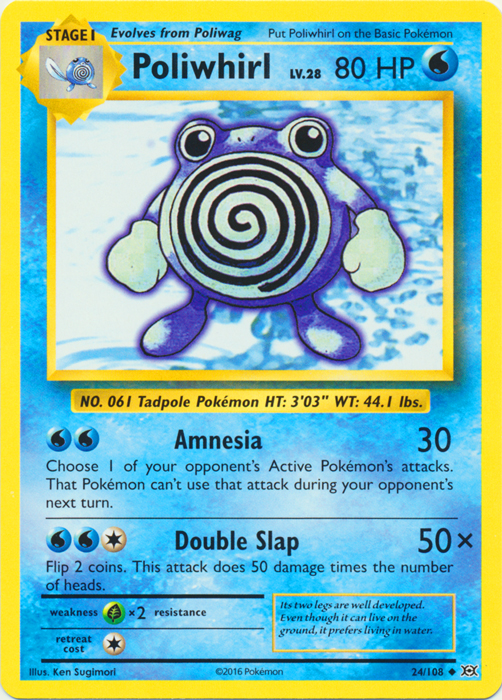 Poliwhirl - 24/108 - Uncommon