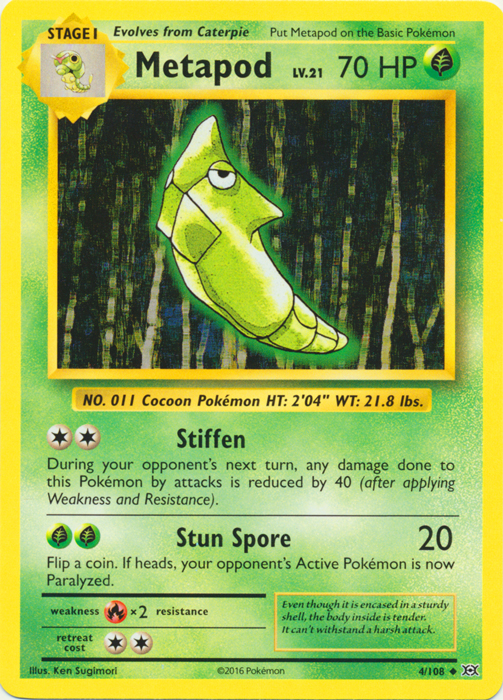 Metapod - 4/108 - Uncommon