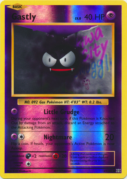 Gastly - 47/108 - Common - Reverse Holo