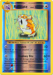 Raticate - 67/108 - Rare - Reverse Holo