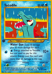 Totodile - 85/105 - Common - 1st Edition