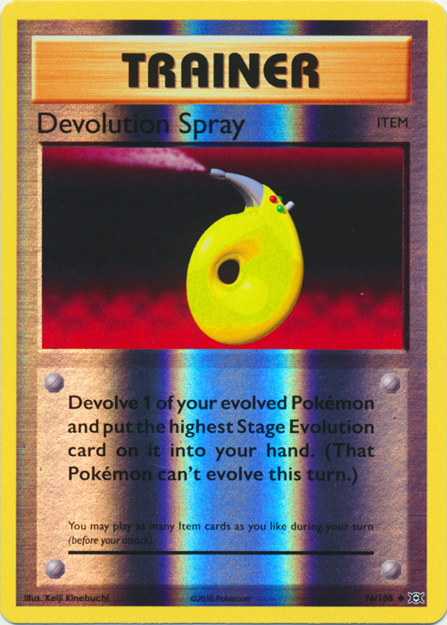 Devolution Spray - 76/108 - Uncommon - Reverse Holo