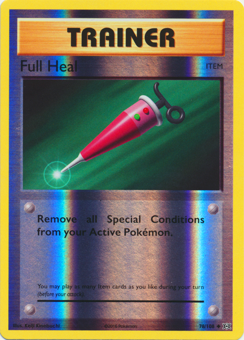 Full Heal - 78/108 - Uncommon - Reverse Holo