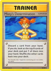 Misty's Determination - 80/108 - Uncommon