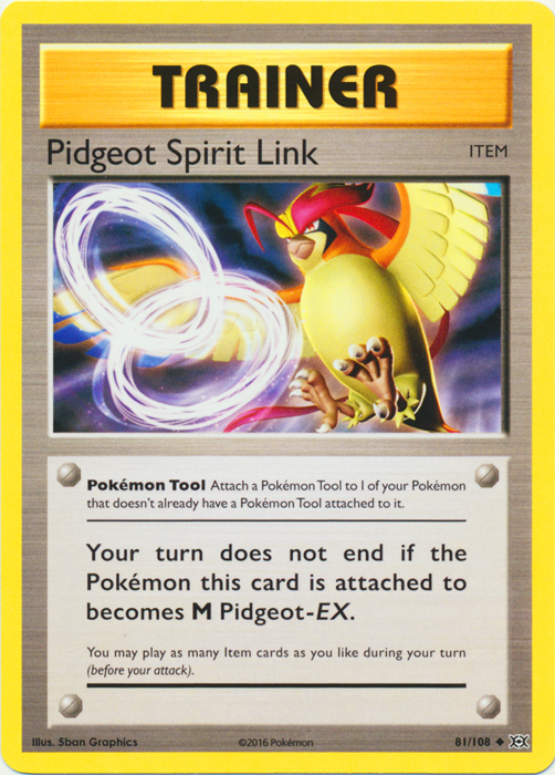 Pidgeot Spirit Link - 81/108 - Uncommon