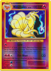 Ninetales - 15/108 - Rare - Reverse Holo