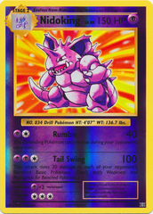 Nidoking - 45/108 - Holo Rare - Reverse Holo