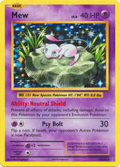 Mew - 53/108 - Holo Rare