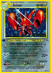 Scizor - 10/75 - Holo Rare - 1st Edition