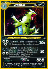 Tyranitar - 12/75 - Holo Rare - 1st Edition