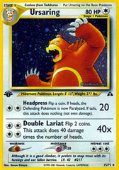 Ursaring - 15/75 - Holo Rare - 1st Edition