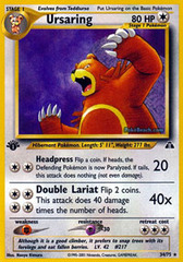 Ursaring - 34/75 - Rare - 1st Edition