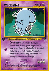 Wobbuffet - 35/75 - Rare - 1st Edition