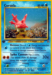 Corsola - 37/75 - Uncommon - 1st Edition