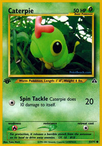 Caterpie - 53/75 - Common - 1st Edition