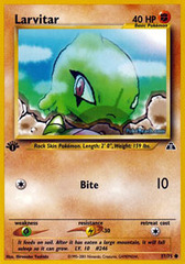 Larvitar - 57/75 - Common - 1st Edition