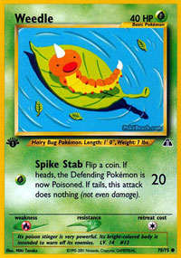 Weedle - 70/75 - Common - 1st Edition