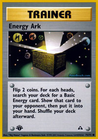 Energy Ark - 75/75 - Common - 1st Edition