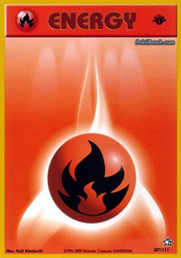 Fire Energy - 107/111 - Common - 1st Edition