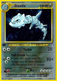 Steelix - 15/111 - Holo Rare - 1st Edition