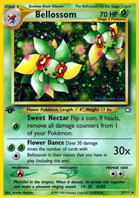 Bellossom - 3/111 - Holo Rare - 1st Edition