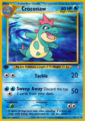 Croconaw - 32/111 - Uncommon - 1st Edition