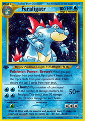 Feraligatr - 4/111 - Holo Rare - 1st Edition