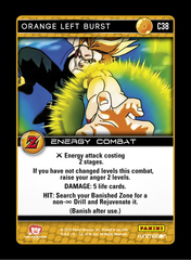 Orange Left Burst - C38
