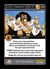 Black Strength Display - R104